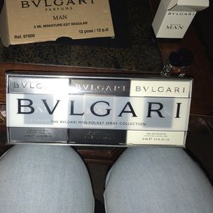 Men's. Blv fragrance (3) 15 ml travel sprays