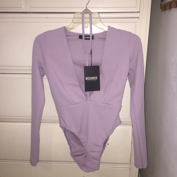 Missguided lilac bodysuit