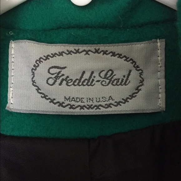 Vintage emerald green long peacoat 😻 - Picture 2 of 4