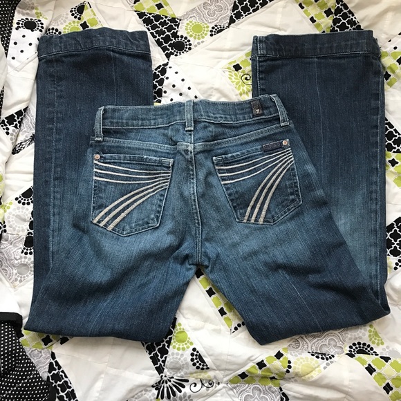7 For All Mankind Dojo Flare Jeans