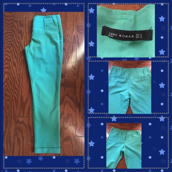Mint Color Ankle Pants