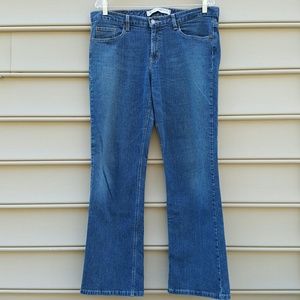 EXPRESS PRECISION FIT DARK DENIM BLUE JEANS