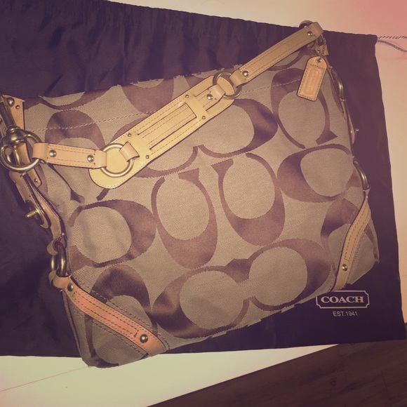 Coach Carly Signature Handbag