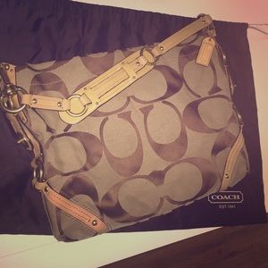 Coach Carly Signature Handbag