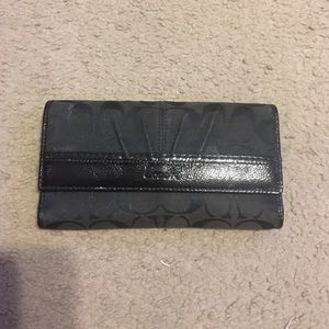 Fabric Coach wallet