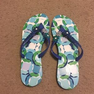 Coach flip flops