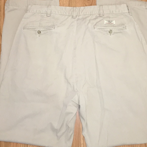 Ralph Lauren Polo Reverse Pleat Andrew Pants 36x34