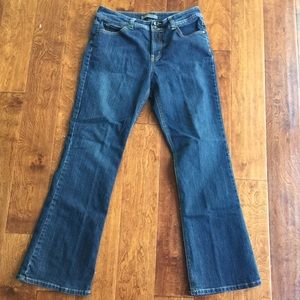 Nine West boot cut jeans flap pockets size 12