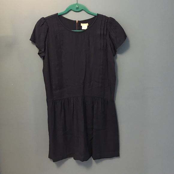 Navy dropwaist dress. Urban Outfitters.