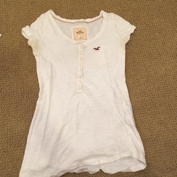 hollister white shirt