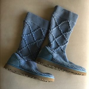 UGG classic argyle knit boot