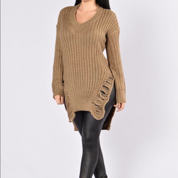 Fashion Nova Unwind Sweater - Picture 3 of 3