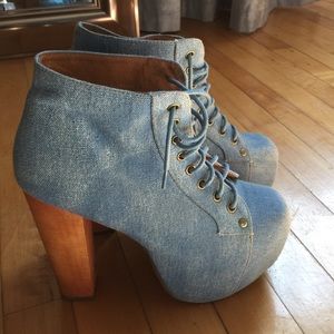Jeffrey Cambell Denim Platform