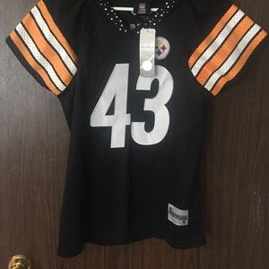 Steelers Polamalu Jersey-Large, women's cut