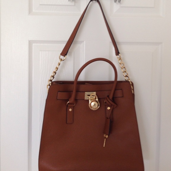 Michael Kors Hamilton Saffiano leather tote - Women|30F4GHMT9T Large Hamilton Saffiano Leather