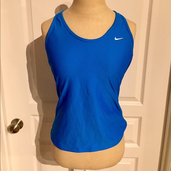 Blue Nike racerback tank