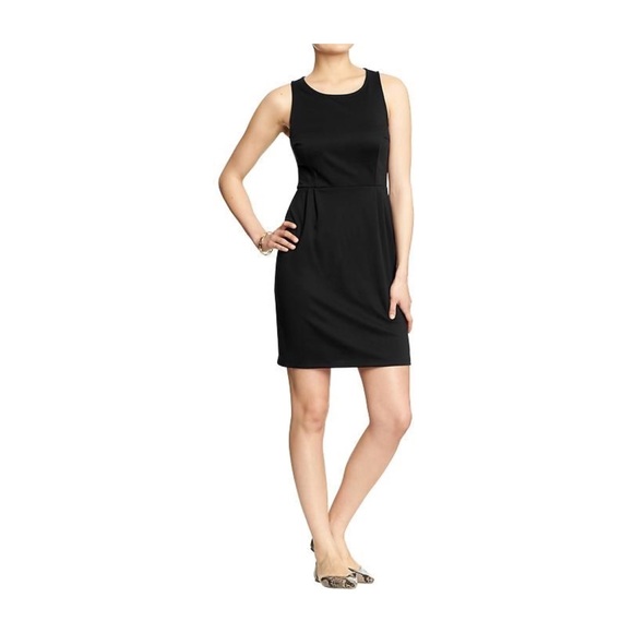 NWT Black Sleeveless Shift Dress - Picture 1 of 3