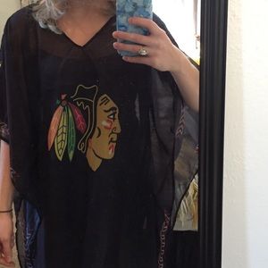 Chicago Blackhawks Poncho