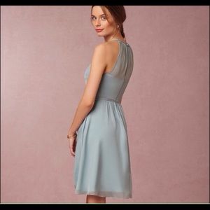 BHLDN Anthropologie Georgina opal dress blue