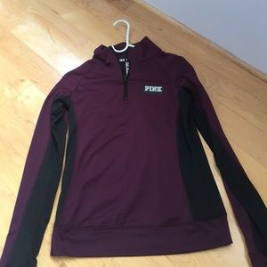 Pink athletic zip up