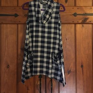 Chelsea & Theodore Dress Cowl Neck Tank Top