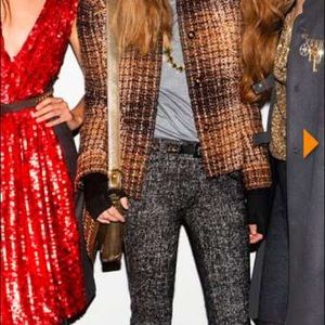 Tory Burch Tweed Skinny Pant