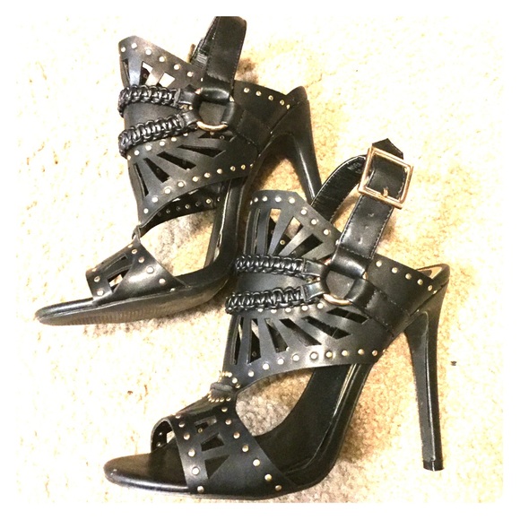 Studded heels