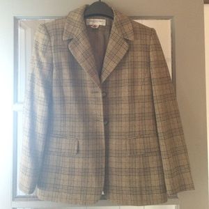 Vintage plaid blazer