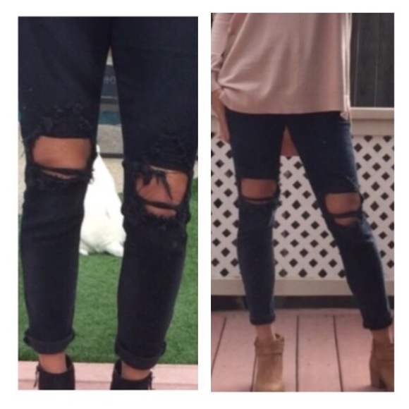 SNEAK PEEK BRAND BLACK KNEE HOLE - Picture 3 of 3