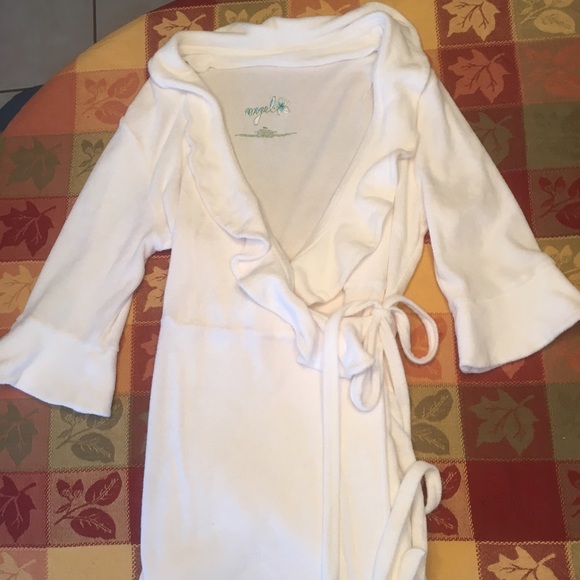 White bathrobe M/L - Picture 3 of 4