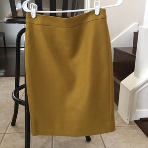 J crew double serge wool pencil skirt 00