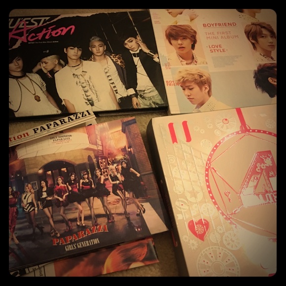 Kpop album (snsd, 4minute, nu'est, boyfriend)