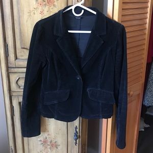 Black corduroy blazer