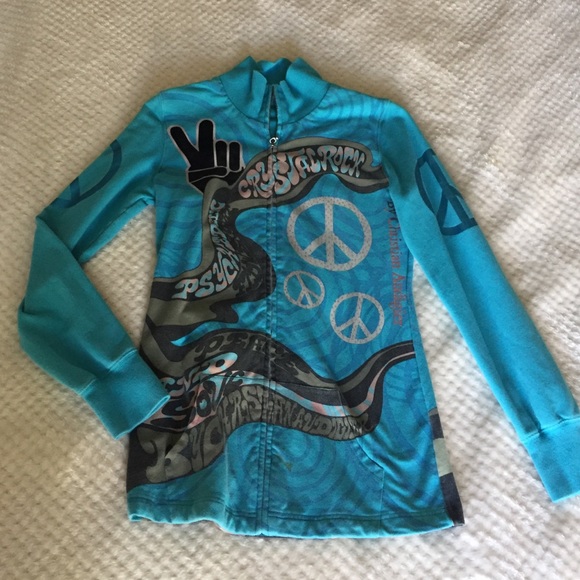 Amazing "peace" zip up by Christian Audigiler