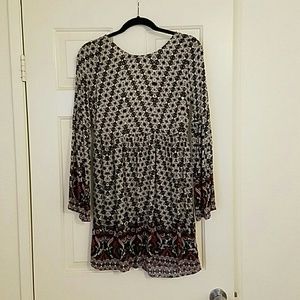 NWOT bohemian style mini dress