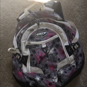 High Sierra Backpack , Grey with flowers