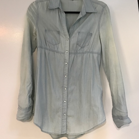 EXPRESS DENIM WASH TOP - Picture 4 of 4