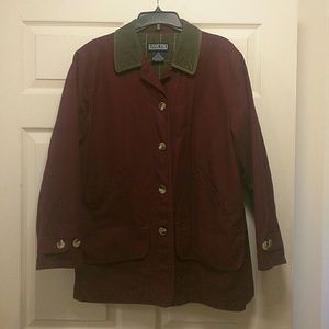 Lands End Barn Coat Size M 10-12