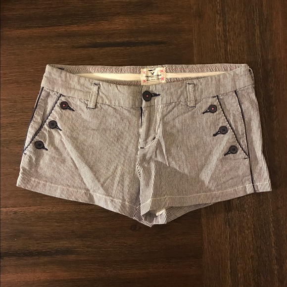 Nautical Striped American Eagle Shorts