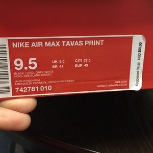Men's Nike Air Max Tavas Print RE UPLOAD‼️