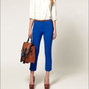 Blue Gap slim cropped trousers