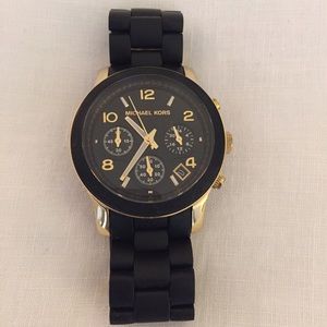 Michael Kors Black/Gold Watch