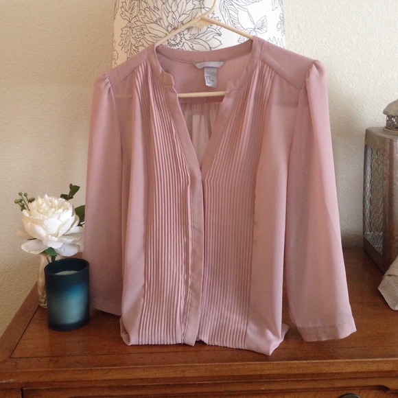 H&M Blush Blouse