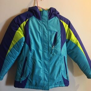 Girls champion jacket with removable inner jacket