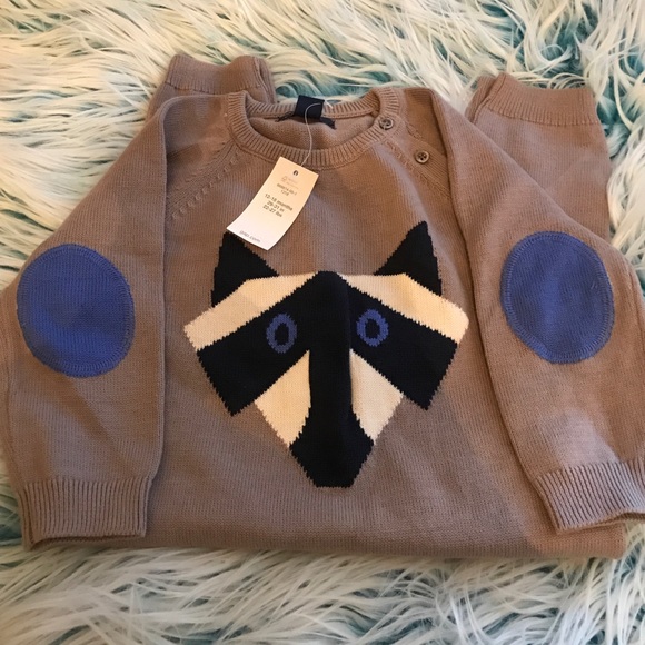 *SOLD*GAP coverall with elbow patch & animal
