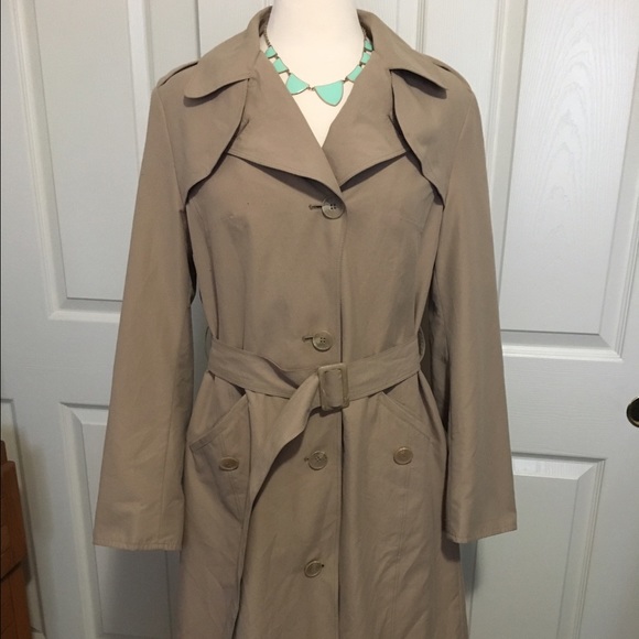 Tan Ladies Trench Coat