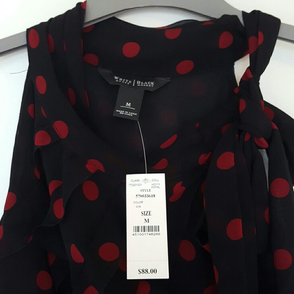 NWT White House Black Market Blouse - Picture 2 of 4