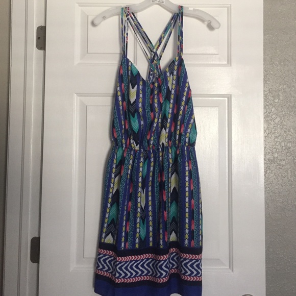 Charming Charlie Aztec pattern dress