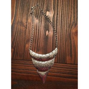 Necklace with Aztec Design