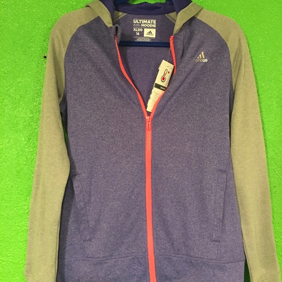 Adidas ultimate hoodie size Xl/ 16 clima warm